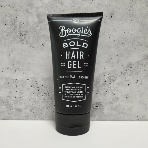 New Boogie's Bold Hair Gel High Hold 5.5 Fl. Oz. Factory Sealed Discontinued HTF - Picture 1 of 2